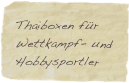 Thaiboxen für Wettkampf- und Hobbysportler